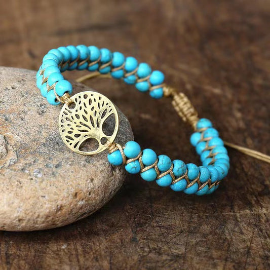 Tree-of-life Adjustable Yoga Bracelet